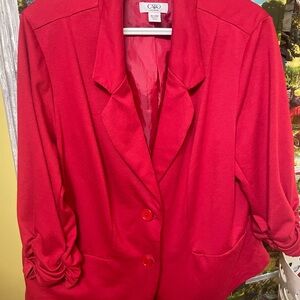Cato Women's Vibrant Red Blazer